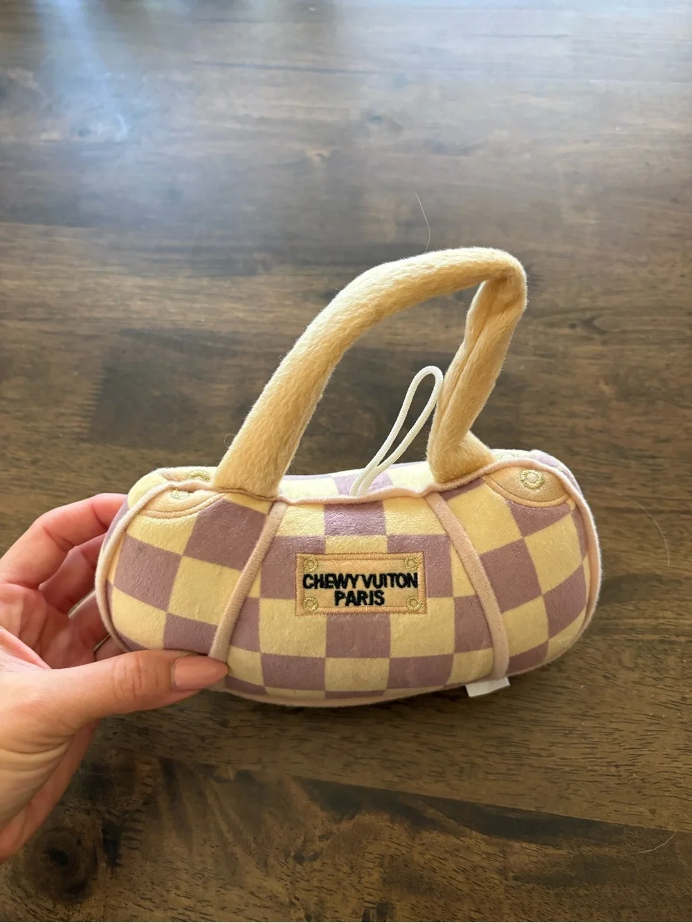 Plush Dog Toy - Chewy Vuitton Purse